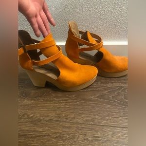 Spanish Suede Free People Clogs